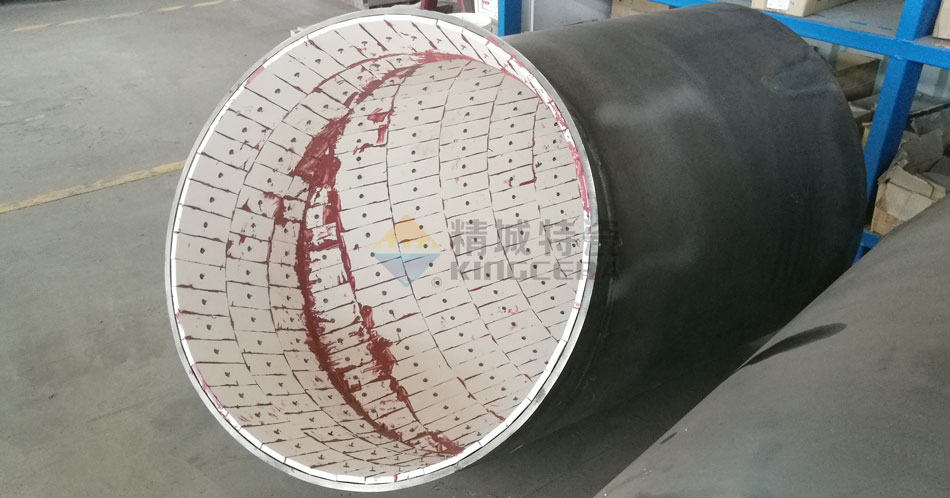 電廠煤粉管道耐磨陶瓷彎頭
